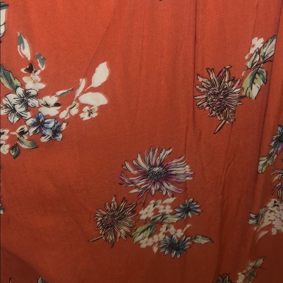 Peach floral Dress - Picture 3 of 4